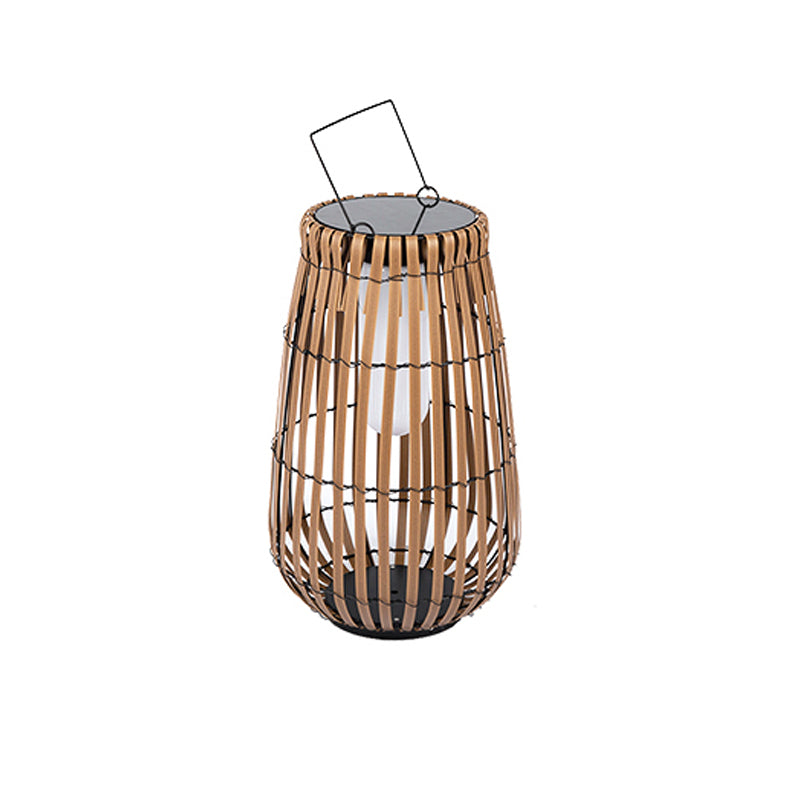 Tropic Braid Outdoor Lamp - Faux-Rattan Metal Waterproof