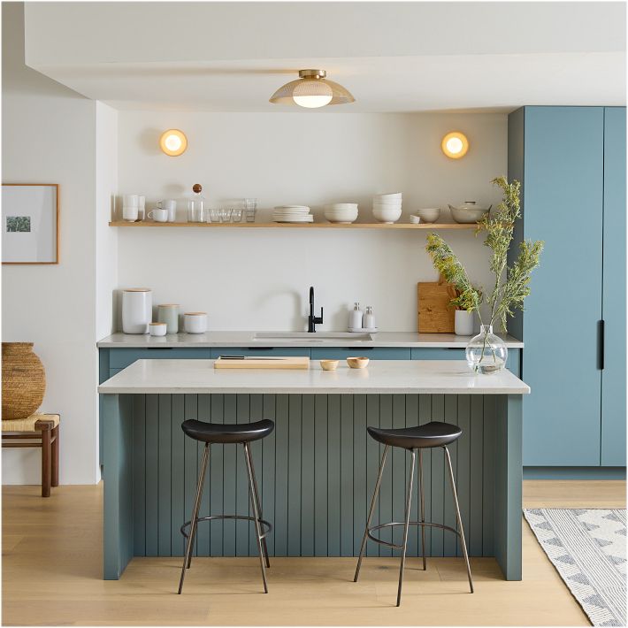 Elorina Sconce Wall Light - Textured Metal or Glass Shade