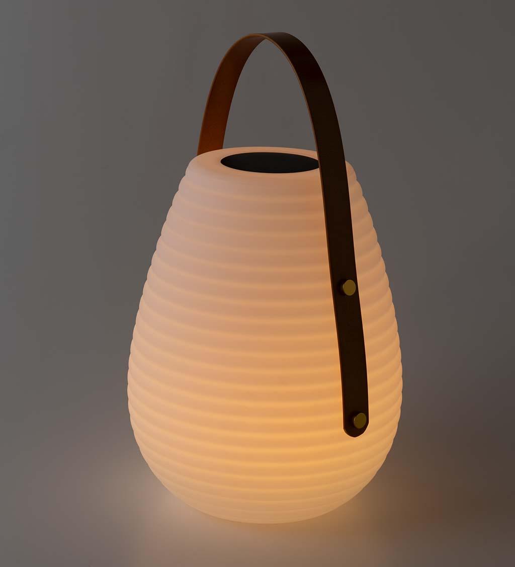 Lantern Outdoor Lamp - Frosted Plastic Portable Warm Light for Garden
