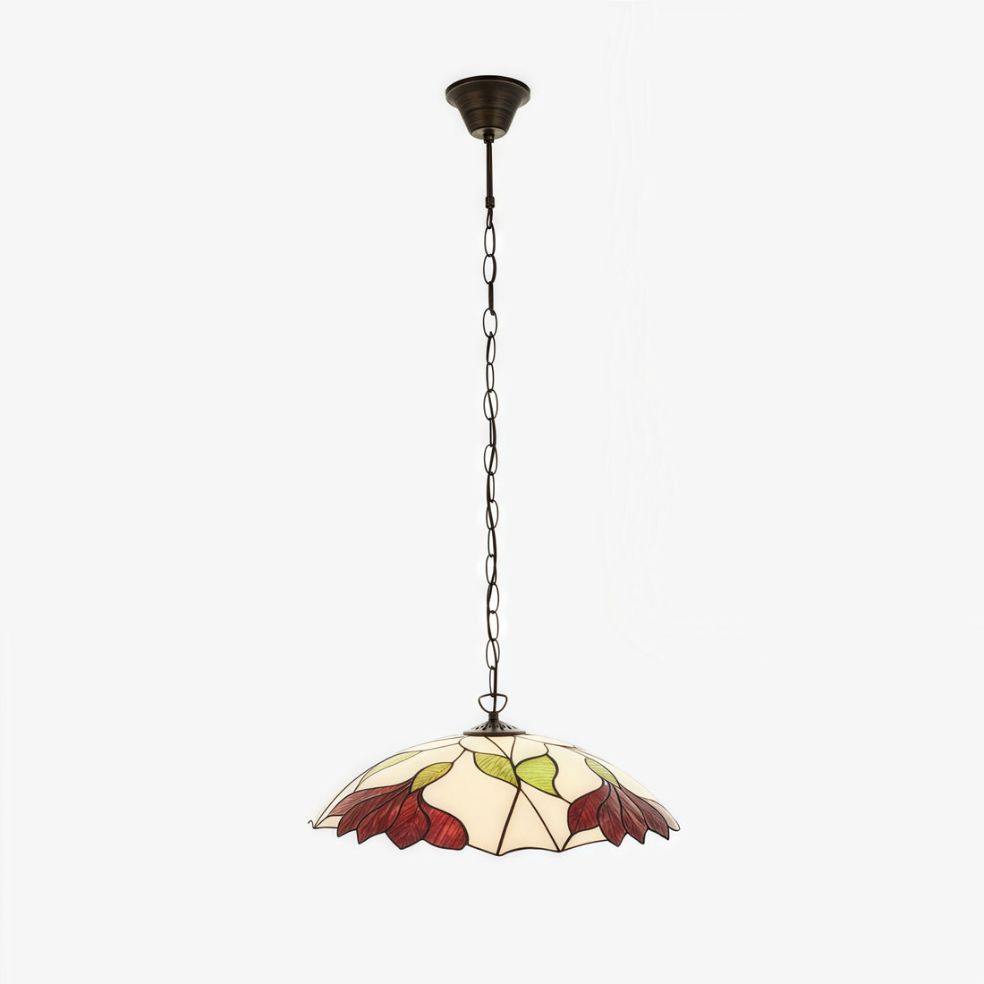 TF Botanica Floral Glass Pendant Light – Vintage Pendant Fixture for Open Plan Spaces