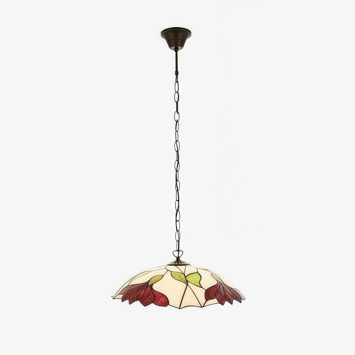 TF Botanica Floral Glass Pendant Light – Vintage Pendant Fixture for Open Plan Spaces