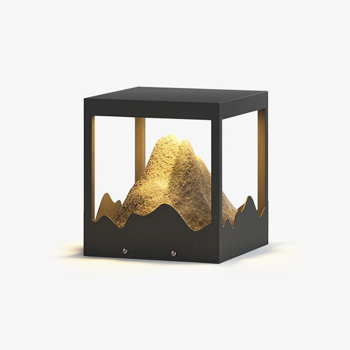 Garden Outdoor Light - Mountain Pattern Warm Light