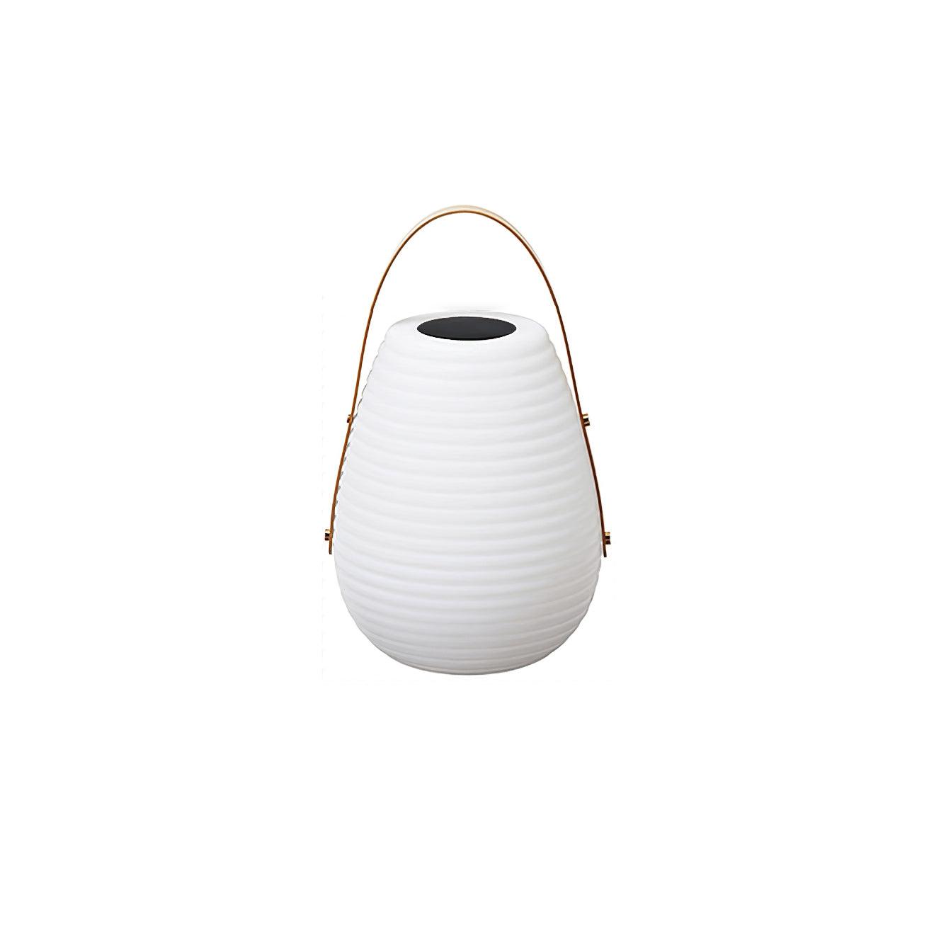 Lantern Outdoor Lamp - Frosted Plastic Portable Warm Light for Garden