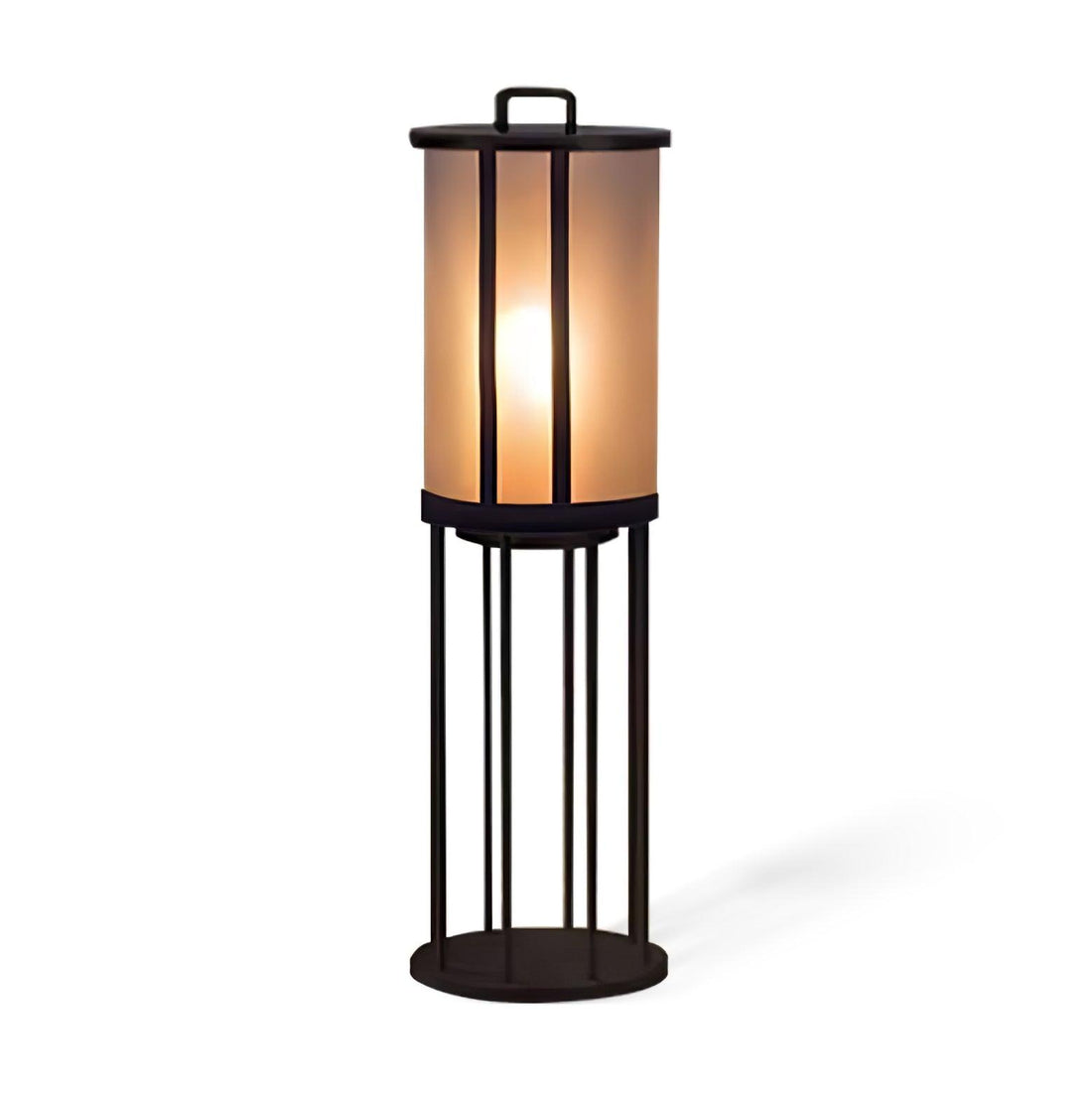 Runde Laterne Außenlampe - Acrylsäule Warmes Licht für den Gang