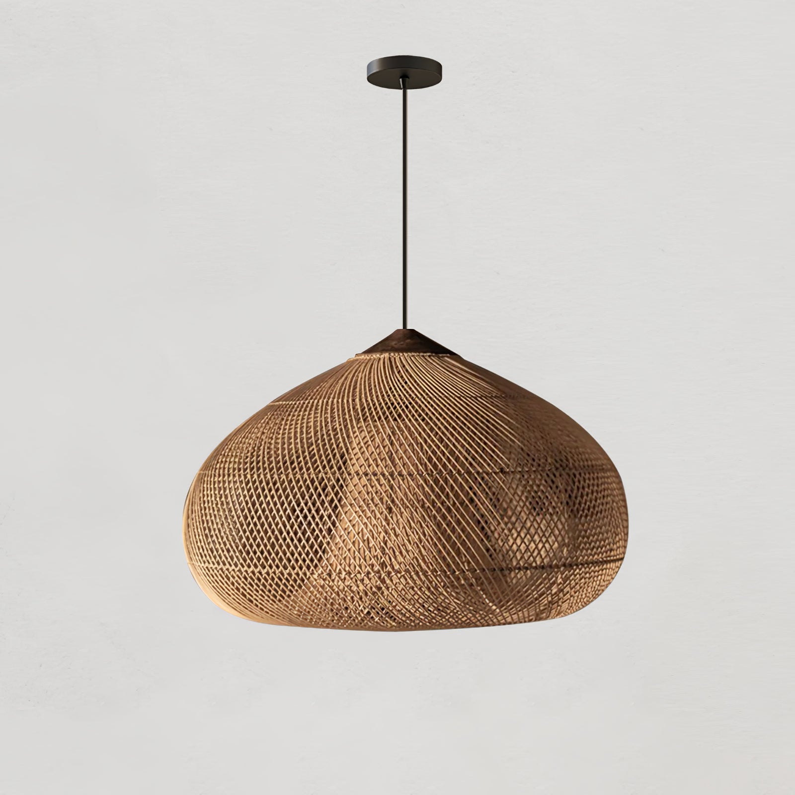 Harp Braided Rattan Pendant Lamp
