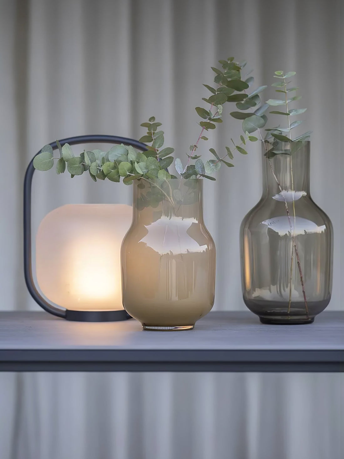 Tragbare Laterne Outdoor-Tischlampe - Wiederaufladbare Lampe für Balkon