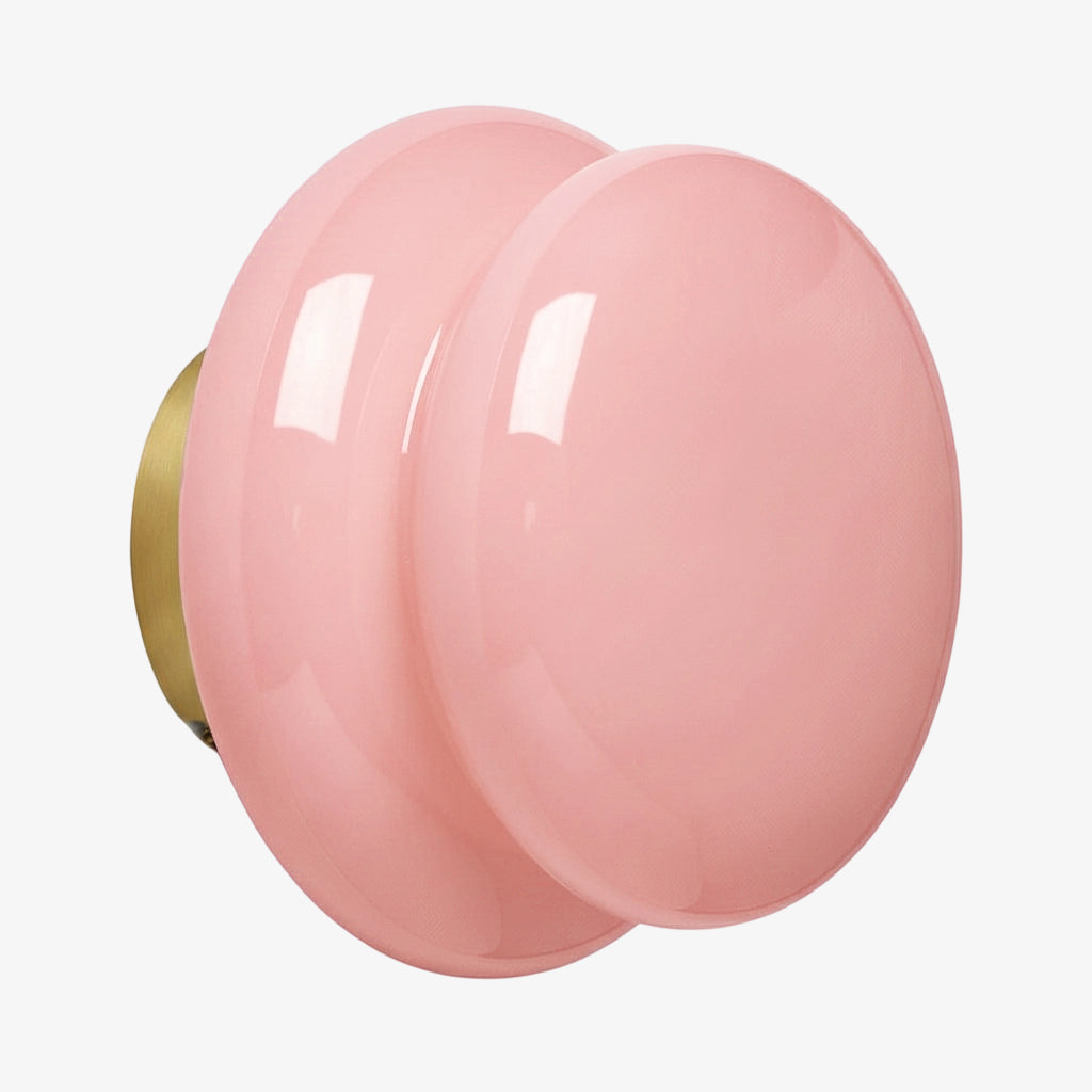 Orra Vintage Opalglas Wandlampe - Klassische runde Wandleuchte für Wohnzimmer