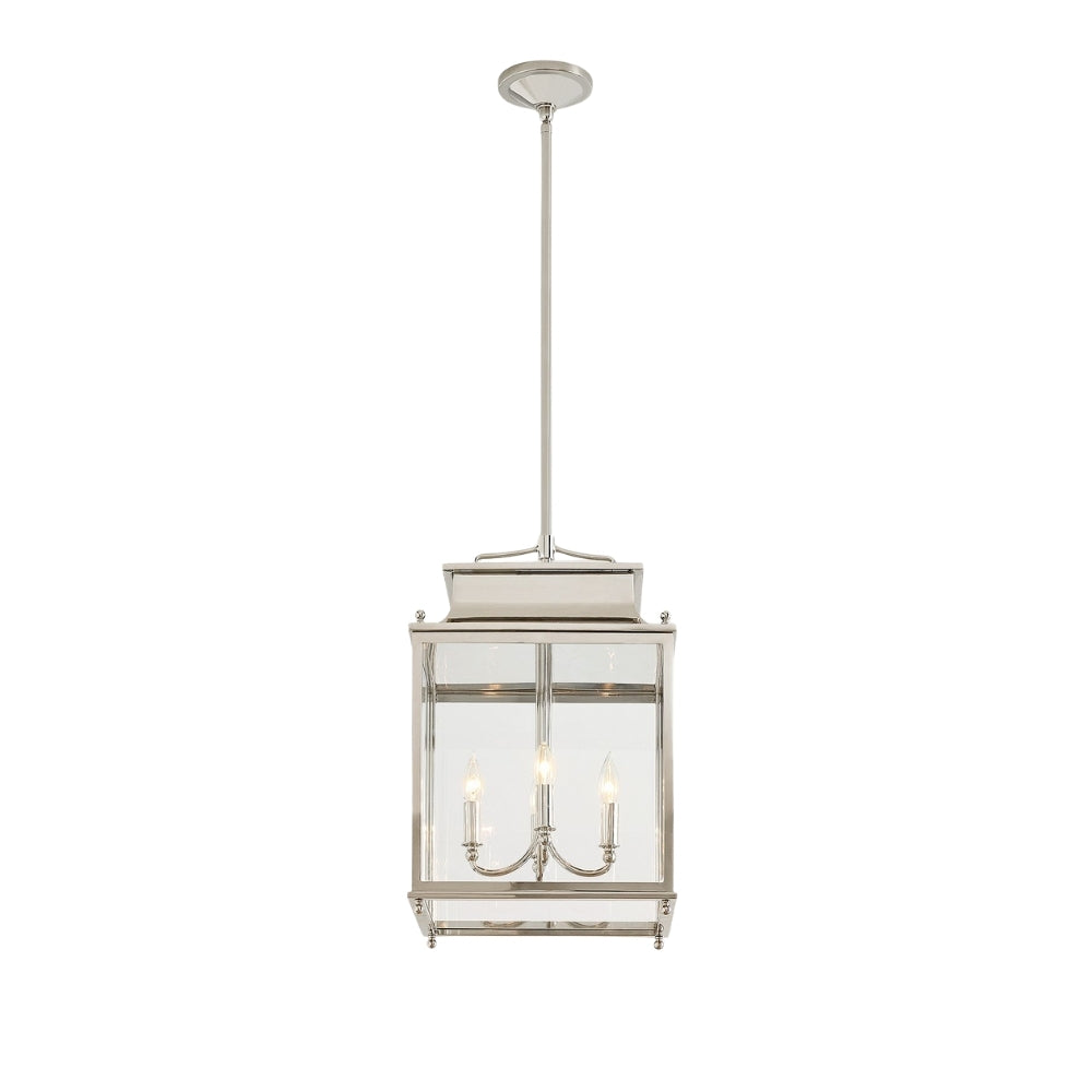 Yolvira Lantern Outdoor Pendant Light - Metal Modern Light for Porch