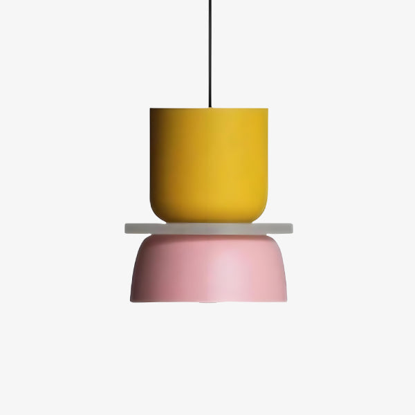Acrybowlia Sculptural Acrylic Pendant Lamp with Colorful Layered Bowl Form for Island Lighting N35