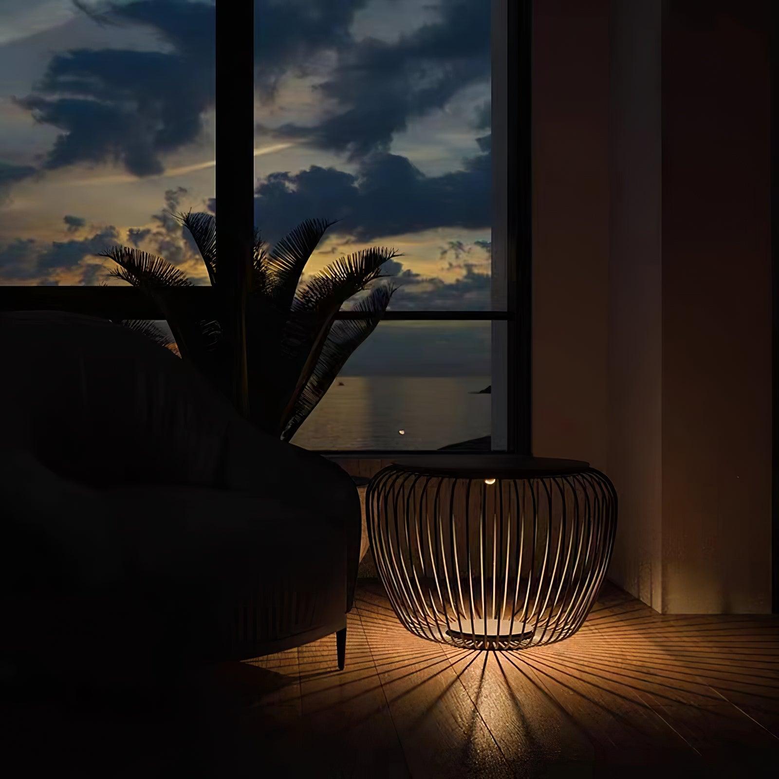 Meridiano Tischleuchte – Wiederaufladbares LED-Licht für Terrasse &amp; Garten