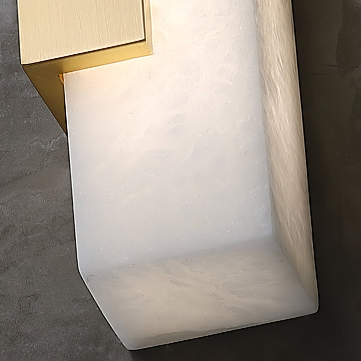 Alabaster Wall Sconce - Modern Brass Bar Light for Hallway or Bedroom