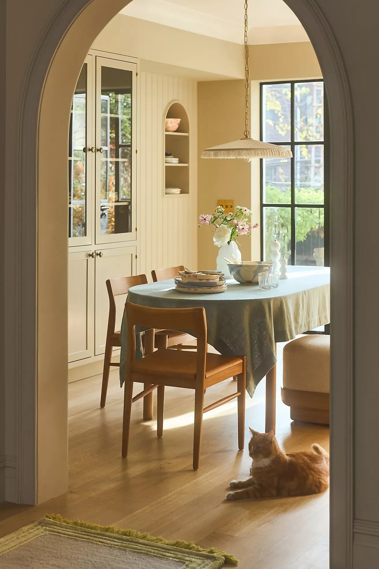 Elumina Seidenplissierte Pendelleuchte – Klassische Hängeleuchte