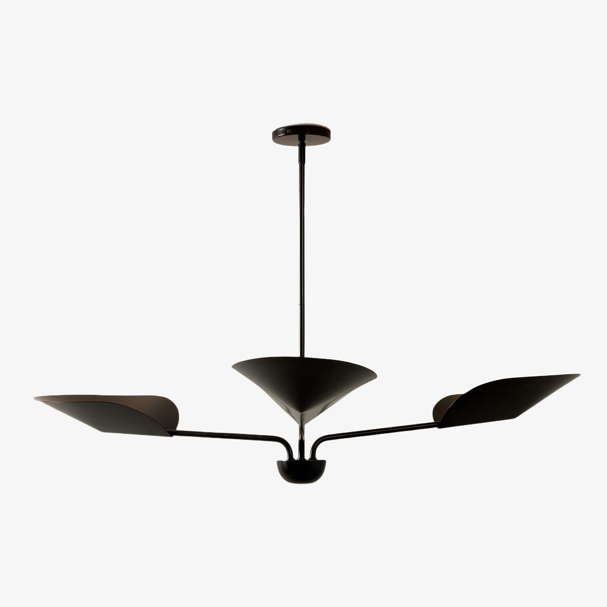 Lutal Bronze Chandelier - Modern Design with Monochromatic Finish