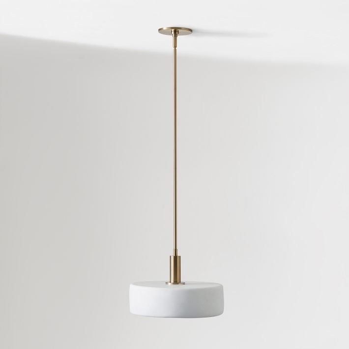 Cerova Modern Ivory Porcelain Pendant Light – Soft Organic Design for Kitchen Island