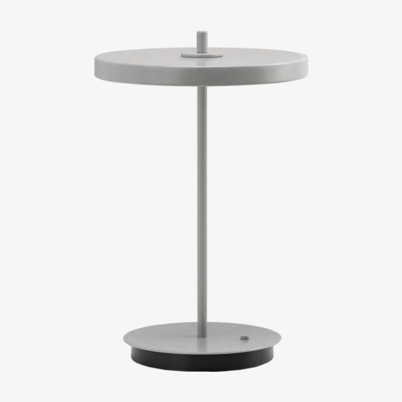 Astris Modern Minimalist Metal Table Lamp Soft LED Illumination for Living Room and Office