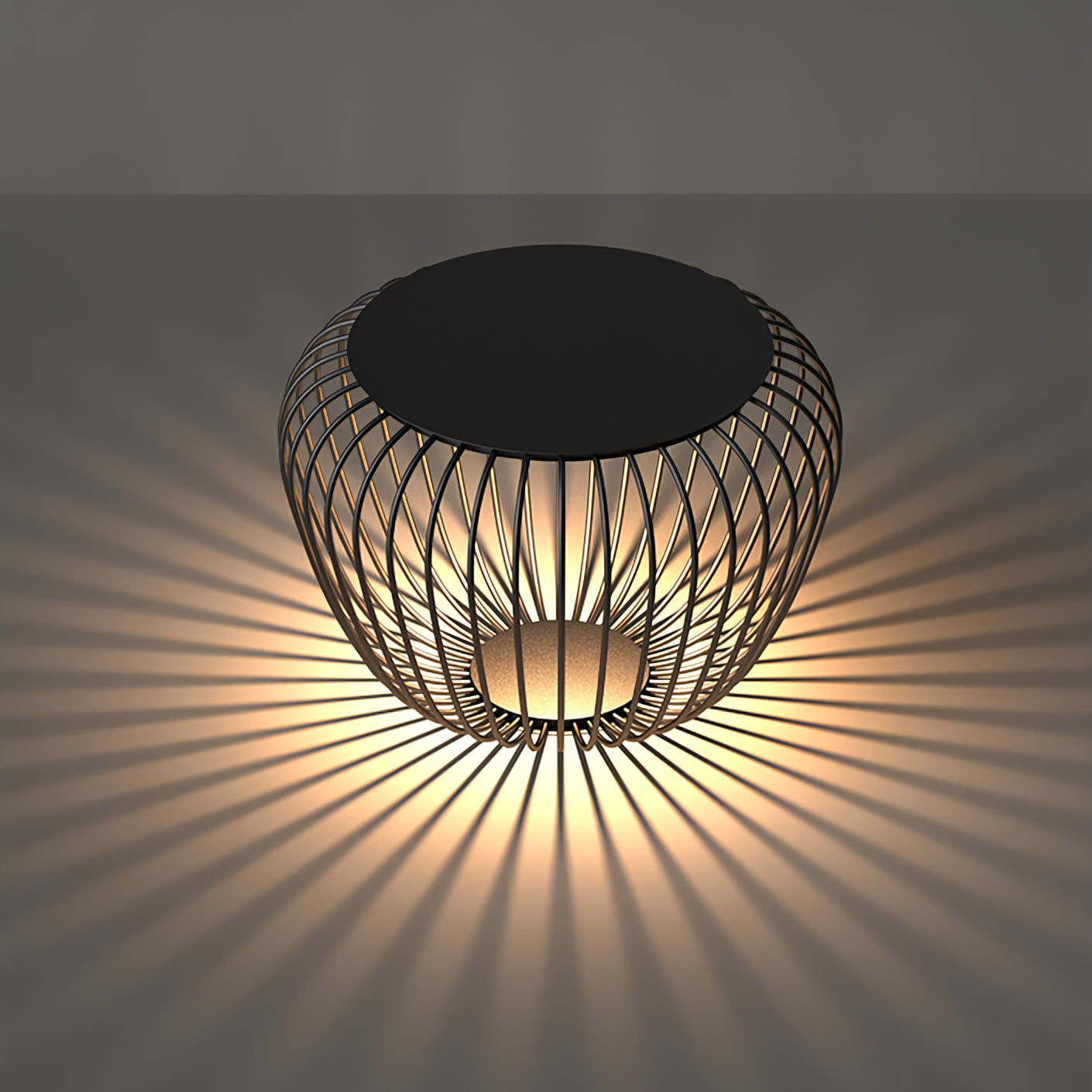 Meridiano Tischleuchte – Wiederaufladbares LED-Licht für Terrasse &amp; Garten
