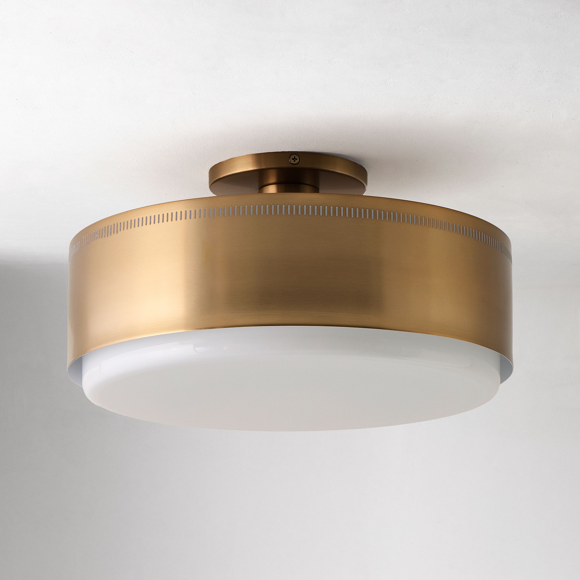 Bolvira Disc Metal Ceiling Lamp - Contemporary Flush Mount for Bedroom