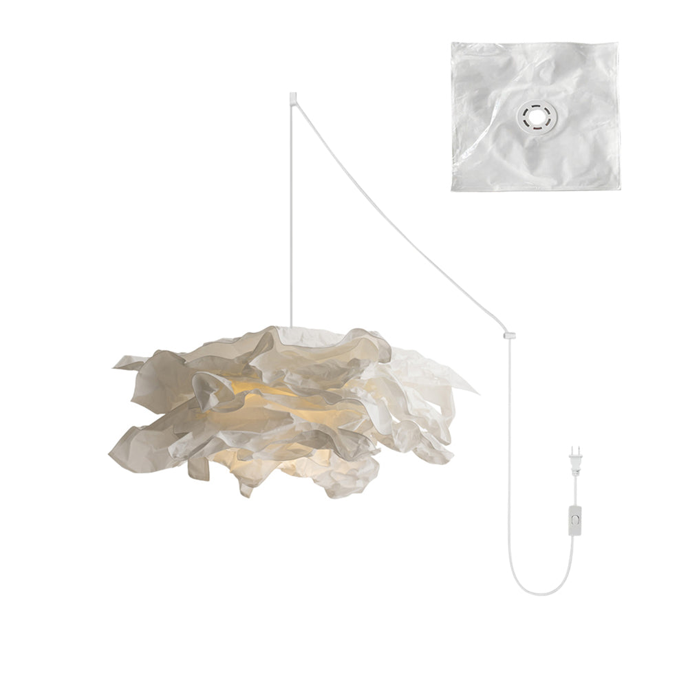 Individuell gefaltete Papier-Stecker-Pendelleuchte