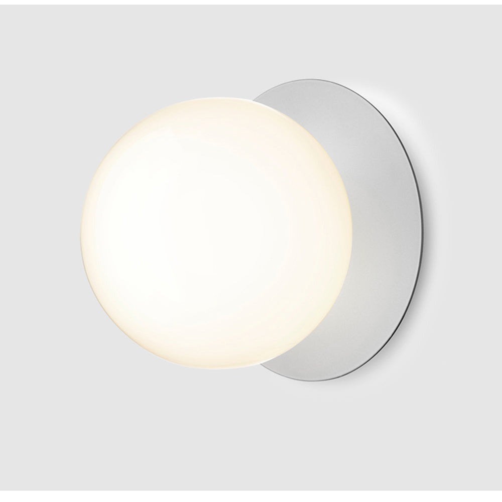 Glass Orb Ceiling Light - Modern Metal Ball Ceiling Lamp for Hallway