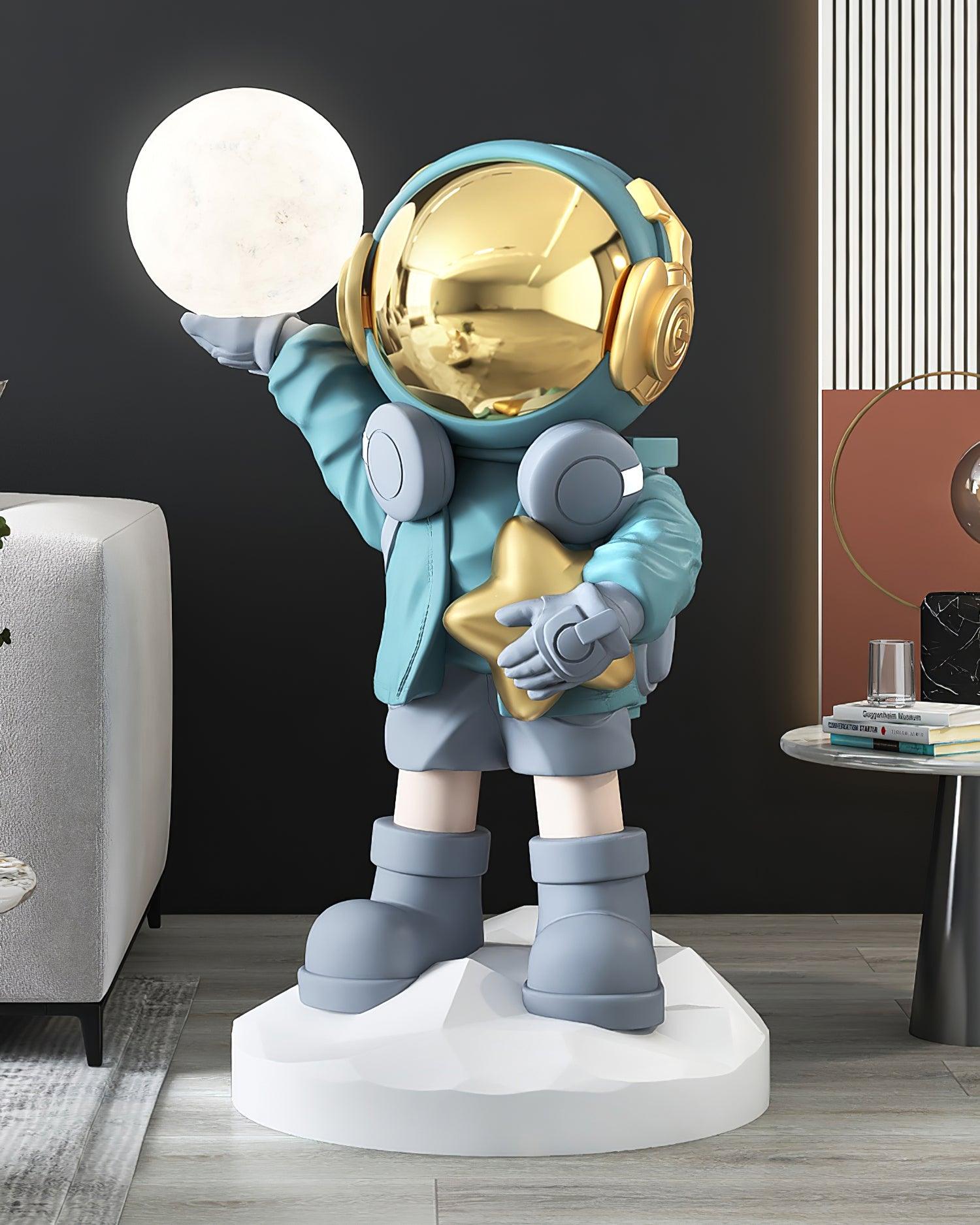 Built-in Battery Floor Lamp - Floor Lamp Great for Space Enthusiasts