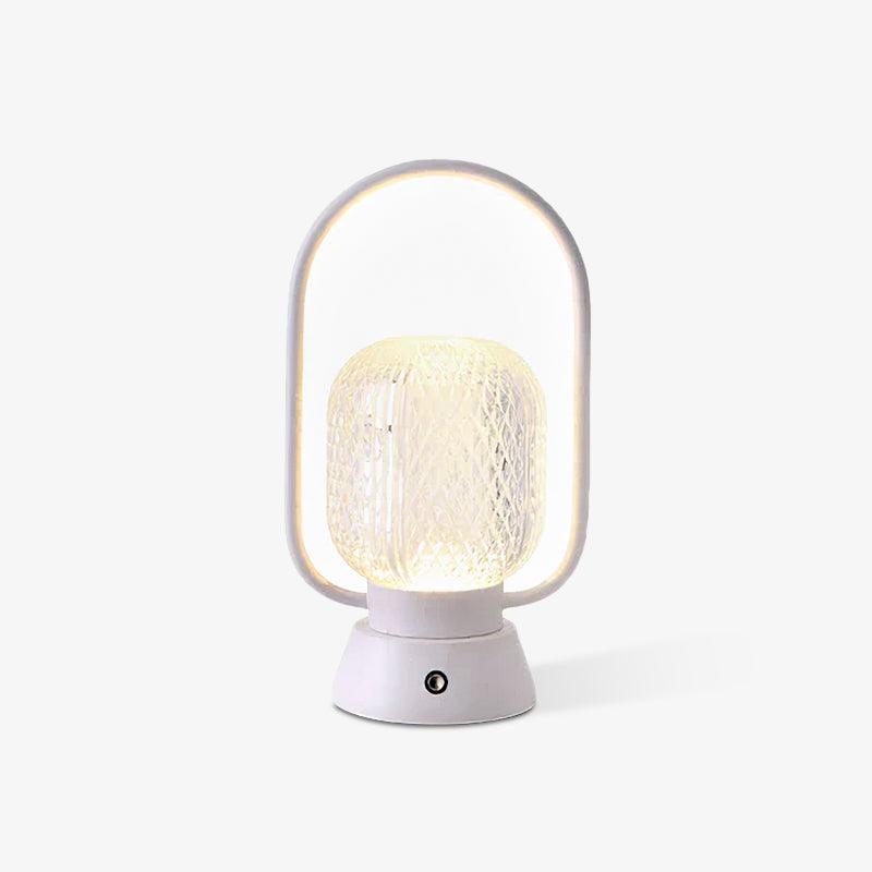 Wiederaufladbare Tischlampe – Tragbares LED-Licht mit Griff für Haus &amp; Garten