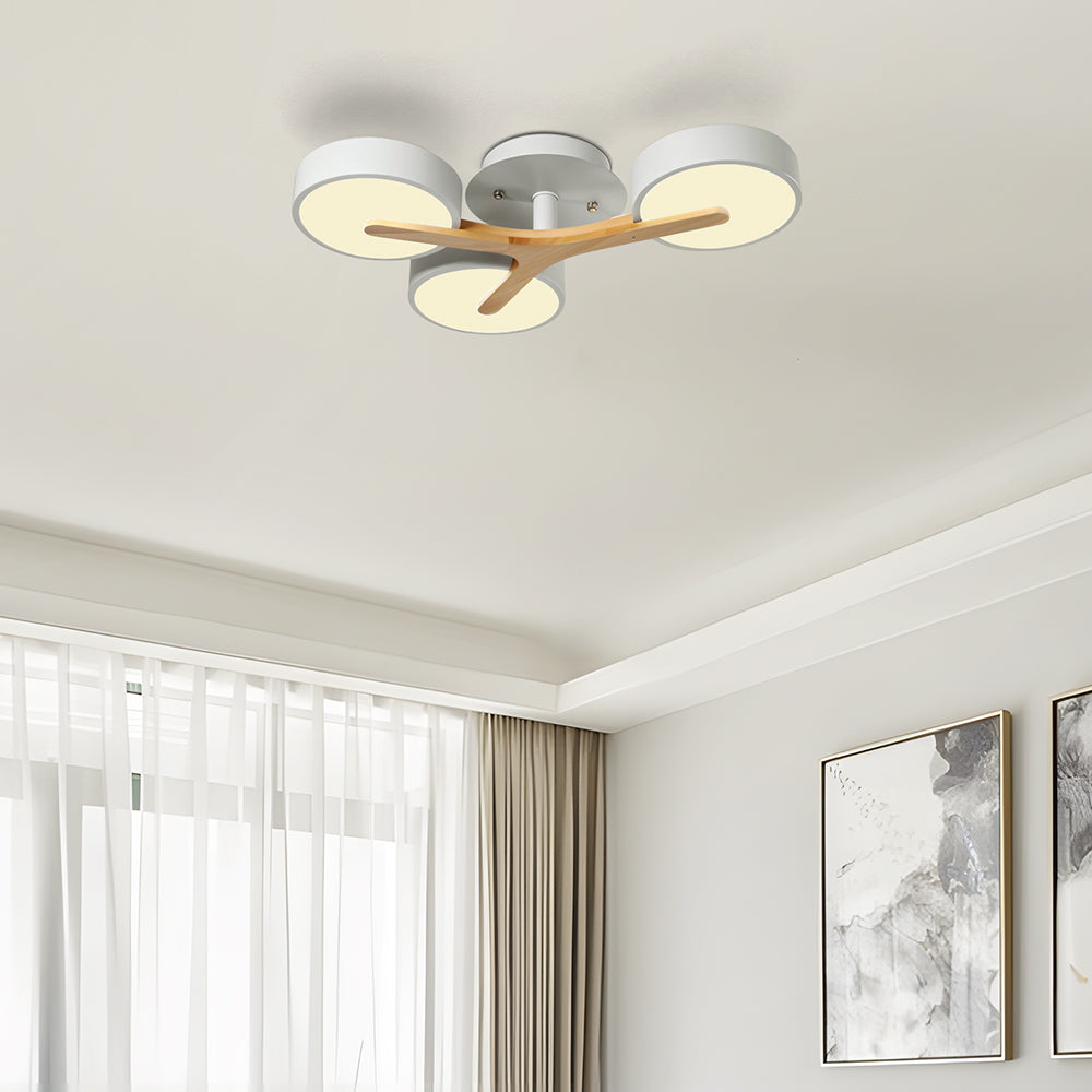 Contemporary Luxurious Ceiling Light - Acrylic Fixture for Living Room