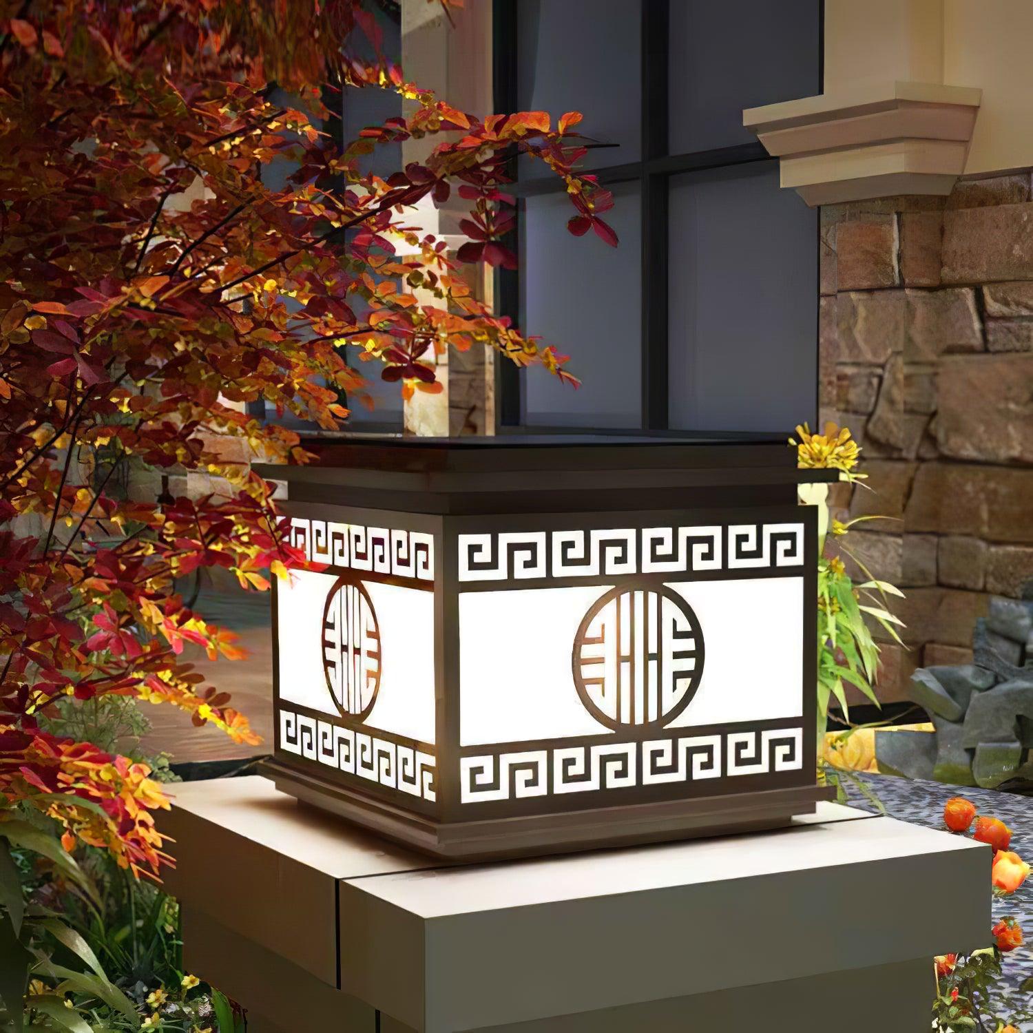 Stilvolle Gartenleuchte für den Außenbereich – Hochwertige, elegante Lampe für den Innenhof