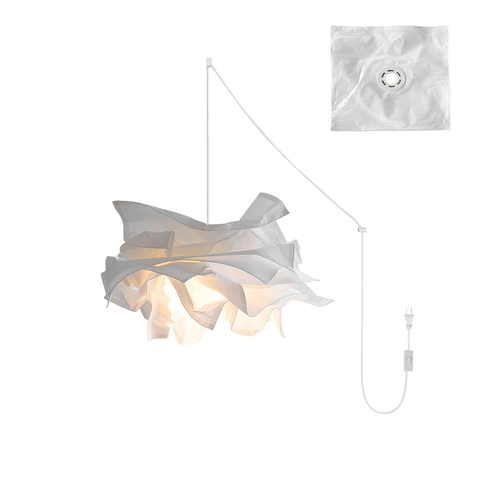 Individuell gefaltete Papier-Stecker-Pendelleuchte