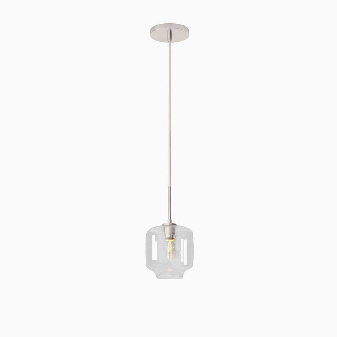 Lumivelle Pebble Pendant Light - Adjustable Glass Shade - Modern Lighting
