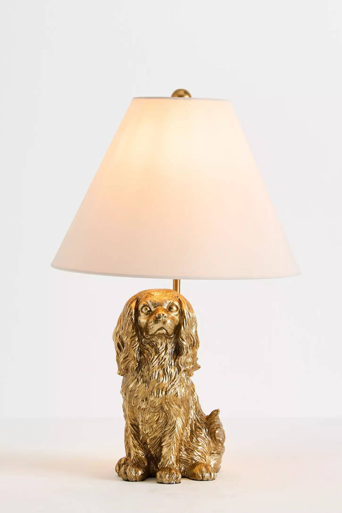 Pawdia Unique Table Lamp - Decorative Fabric Animal Bedside Lamp