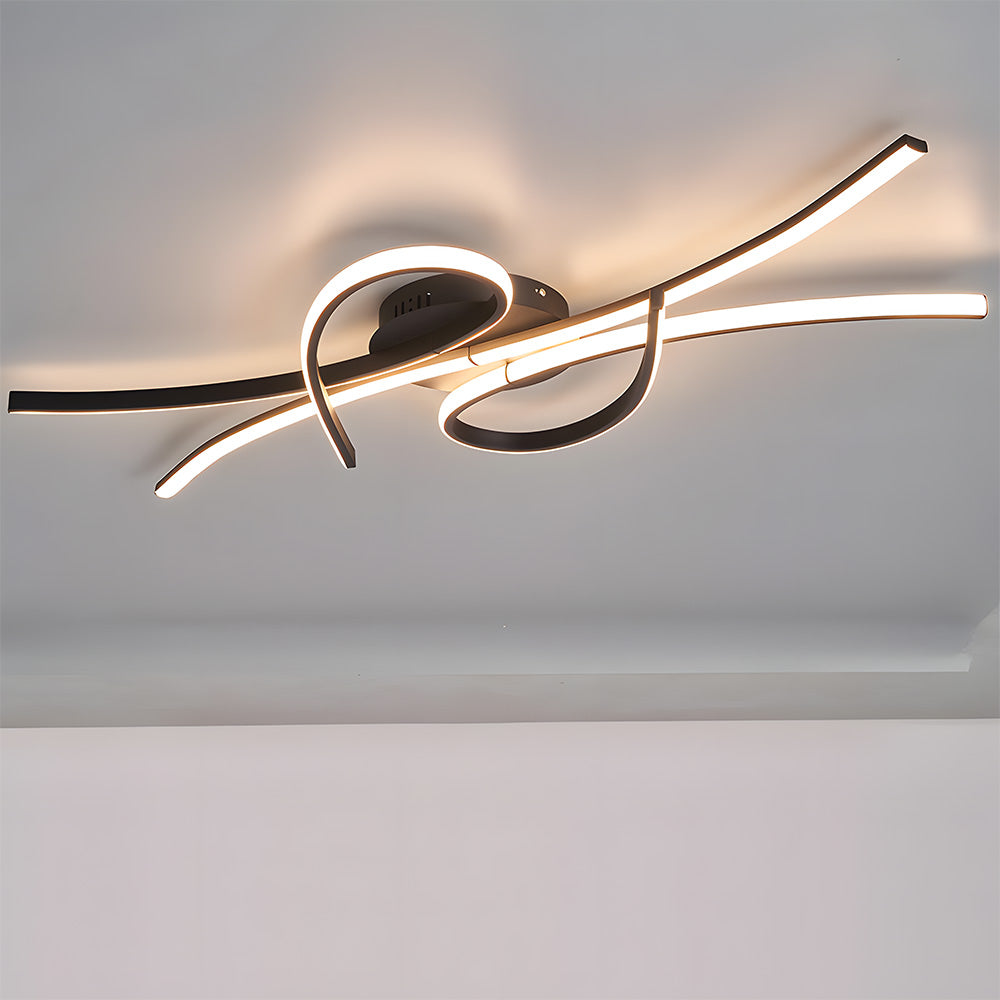 Musical Notes Ceiling Lamp – Unique LED Light for Living Room Décor