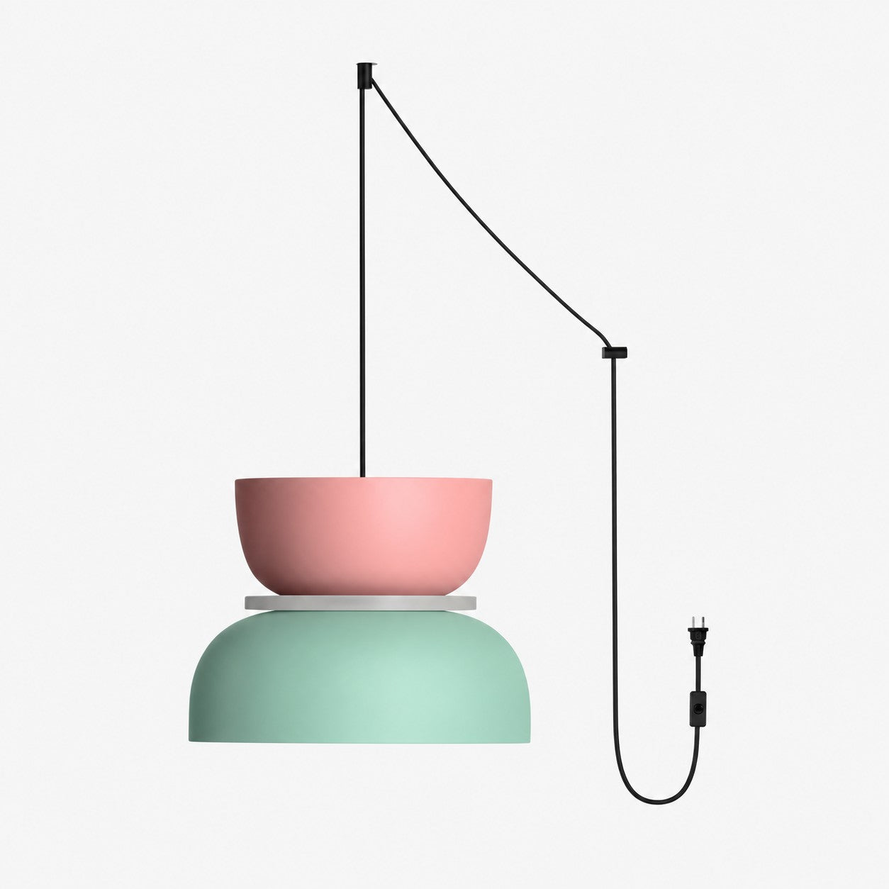 Macri Colorful Acrylic Plug-In Pendant Light