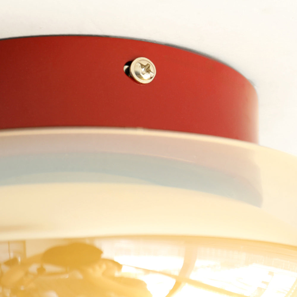Modern Glass Ceiling Light - Elevate Ambiance Fixture for Living Room