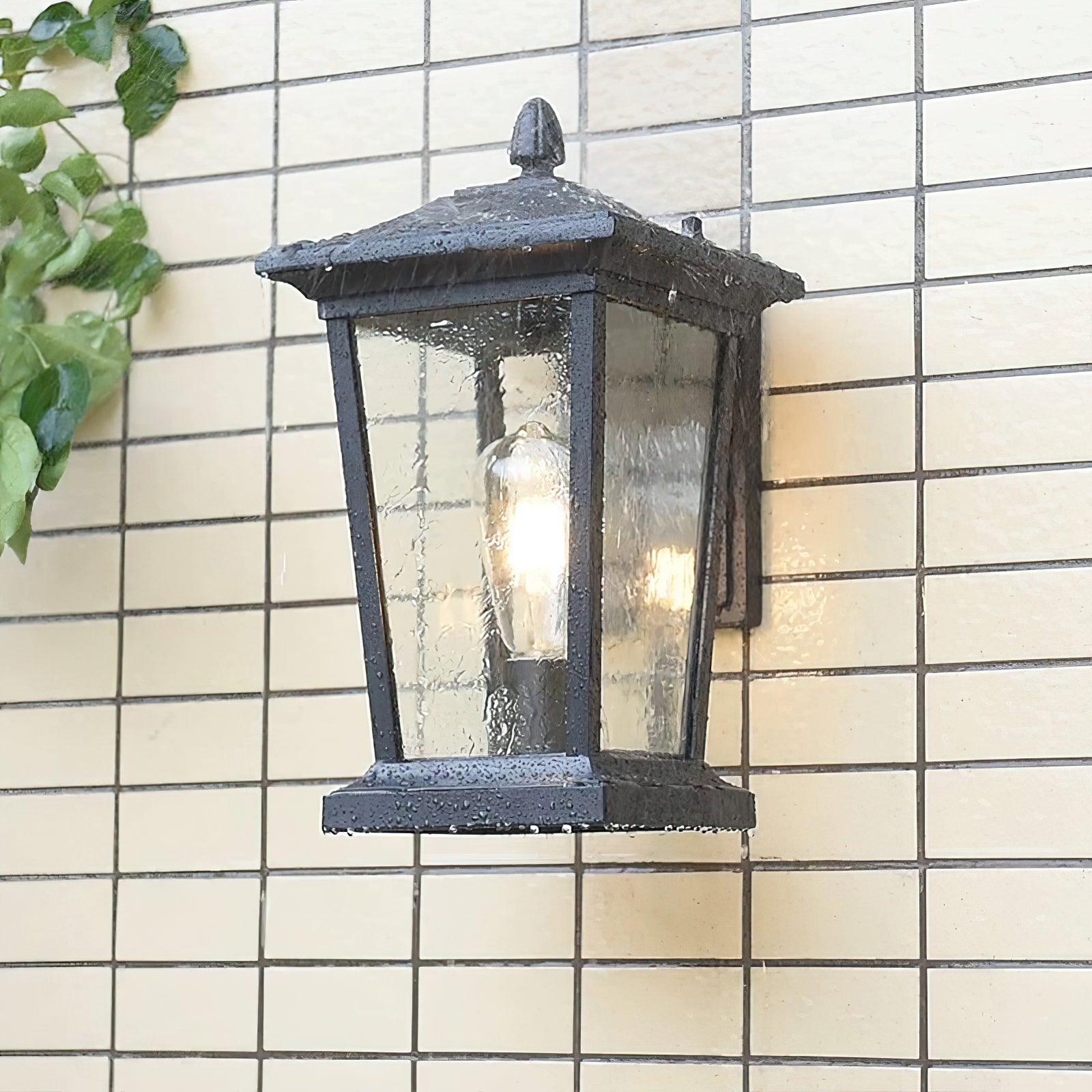 Birdcage Wall Lamp - Vintage LED Light for Courtyard & Balcony