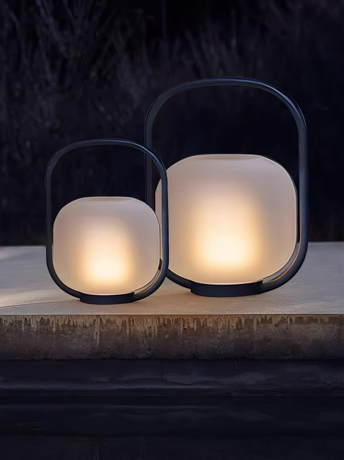 Tragbare Laterne Outdoor-Tischlampe - Wiederaufladbare Lampe für Balkon