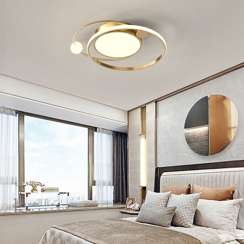 Modern Round LED Ceiling Light – Minimalist Fixture for Living Spaces