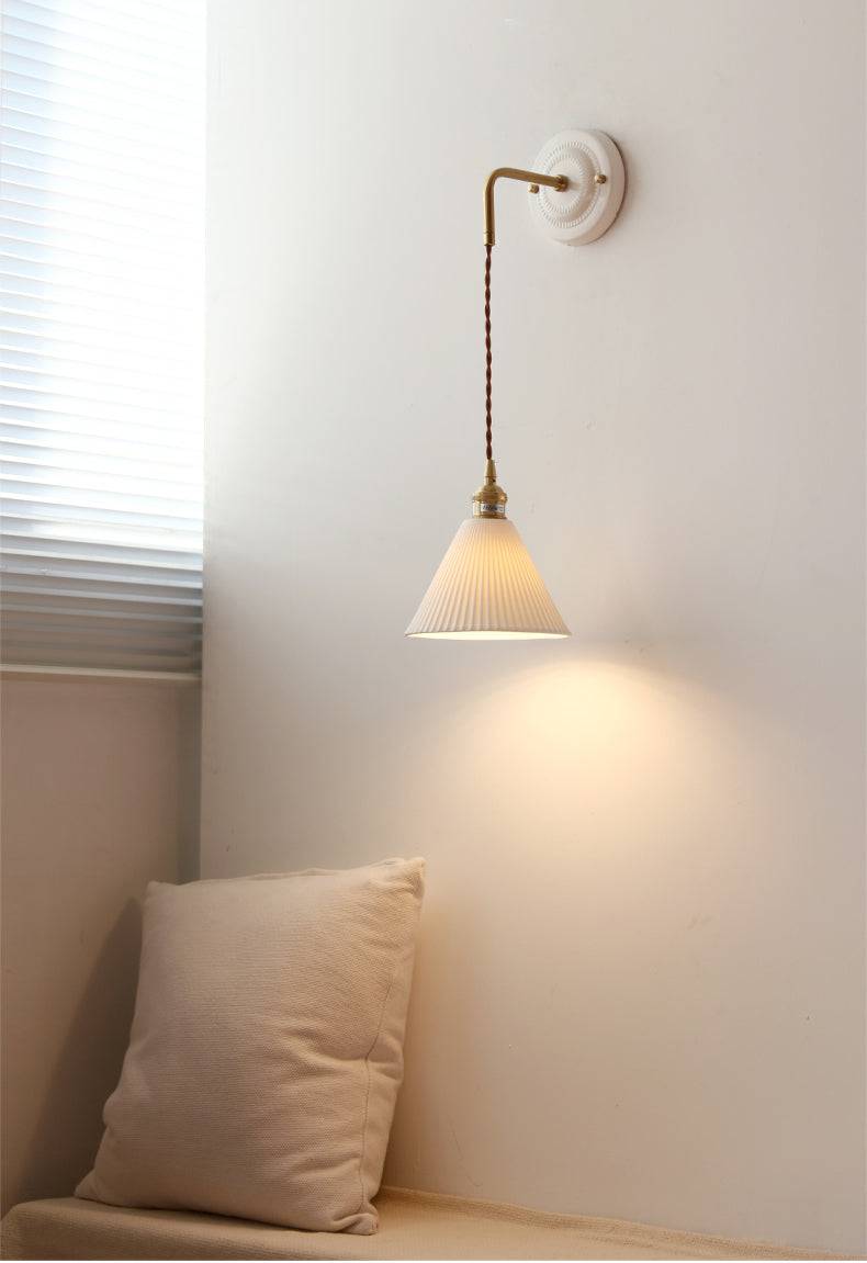 Decorative Ceramic plate Wall Sconce