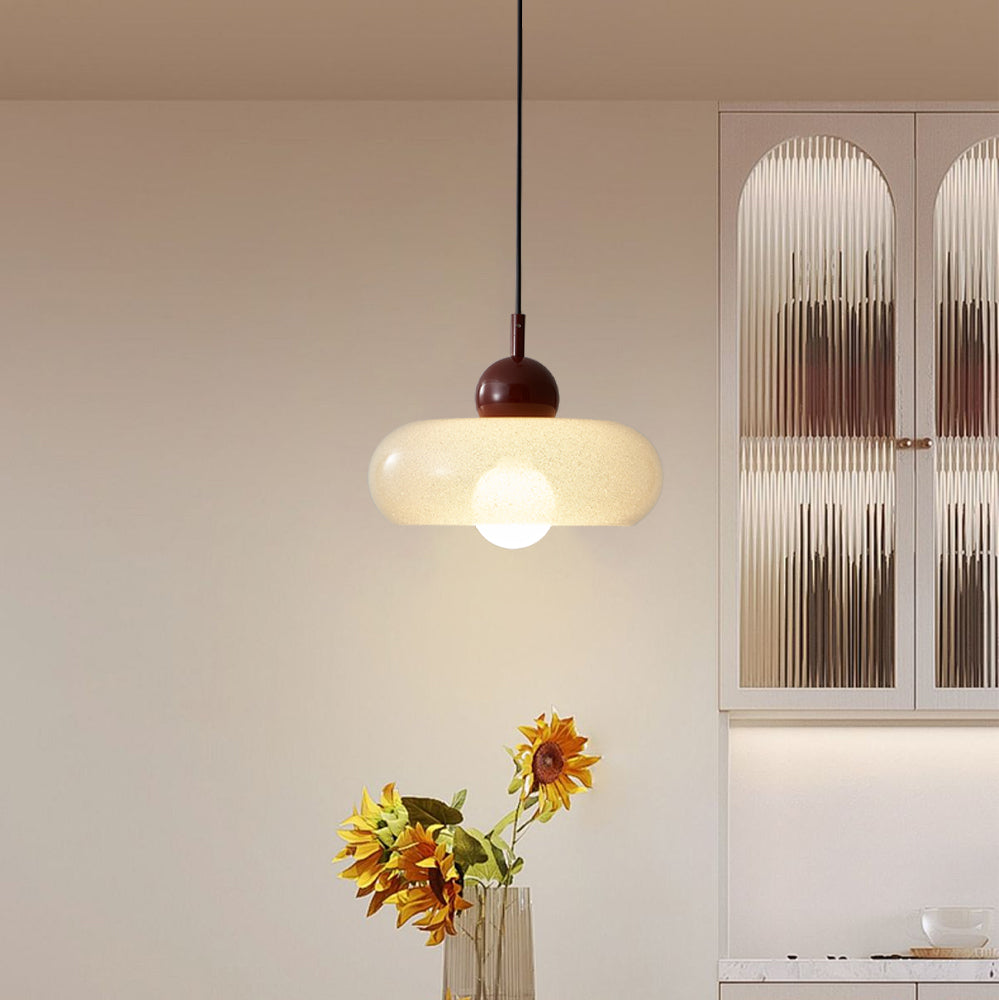 Nordic Pendant Light - Minimalist Transparent Glass Living Room