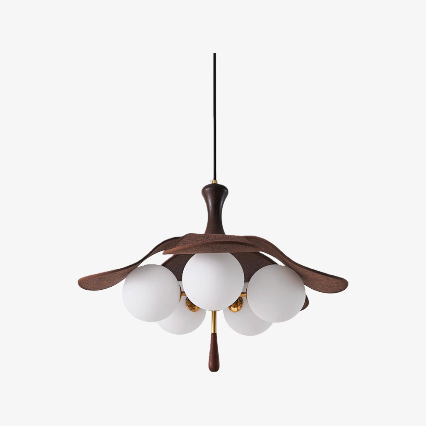 Orrise Series Sculptural Globe Cluster Pendant Lamp - Metal and Glass Pendant Light