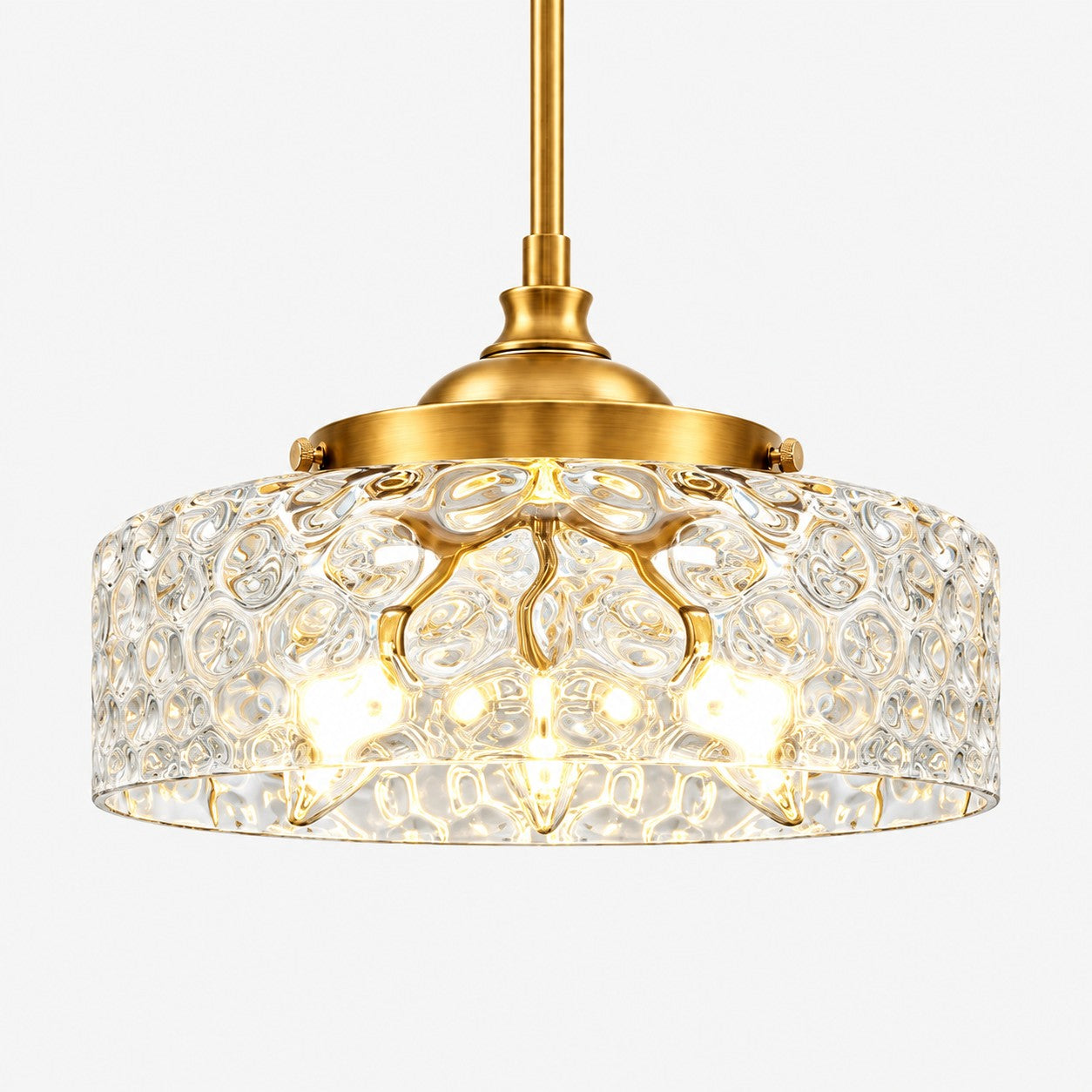Verstellbare Vintage-Pendelleuchte aus Glas