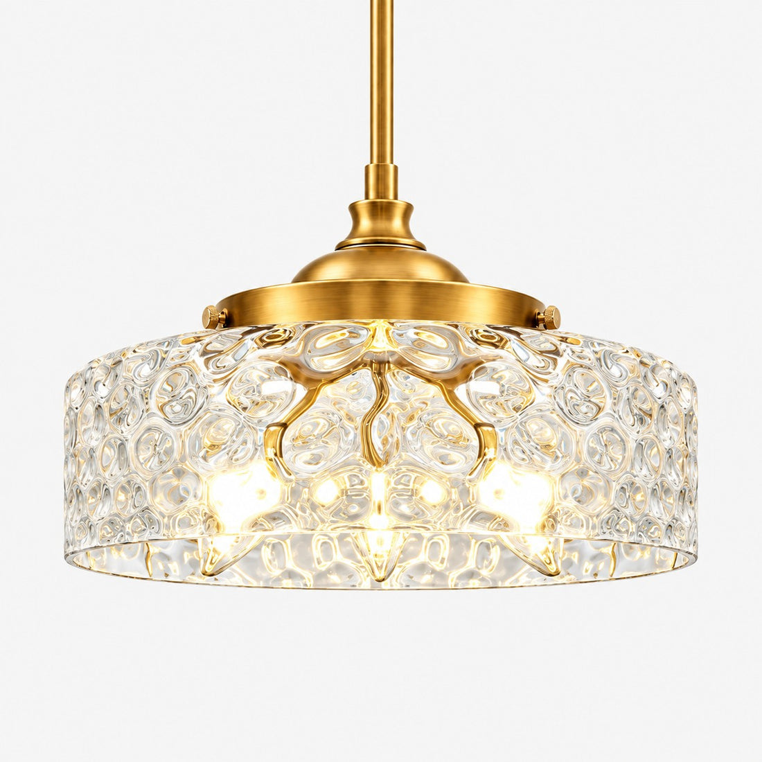 Verstellbare Vintage-Pendelleuchte aus Glas