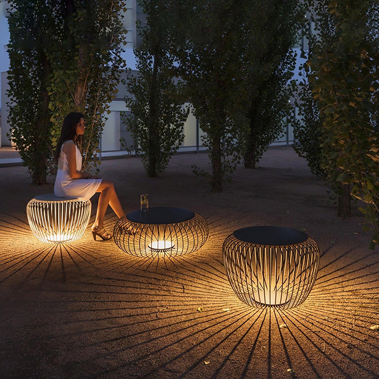 Meridiano Tischleuchte – Wiederaufladbares LED-Licht für Terrasse &amp; Garten