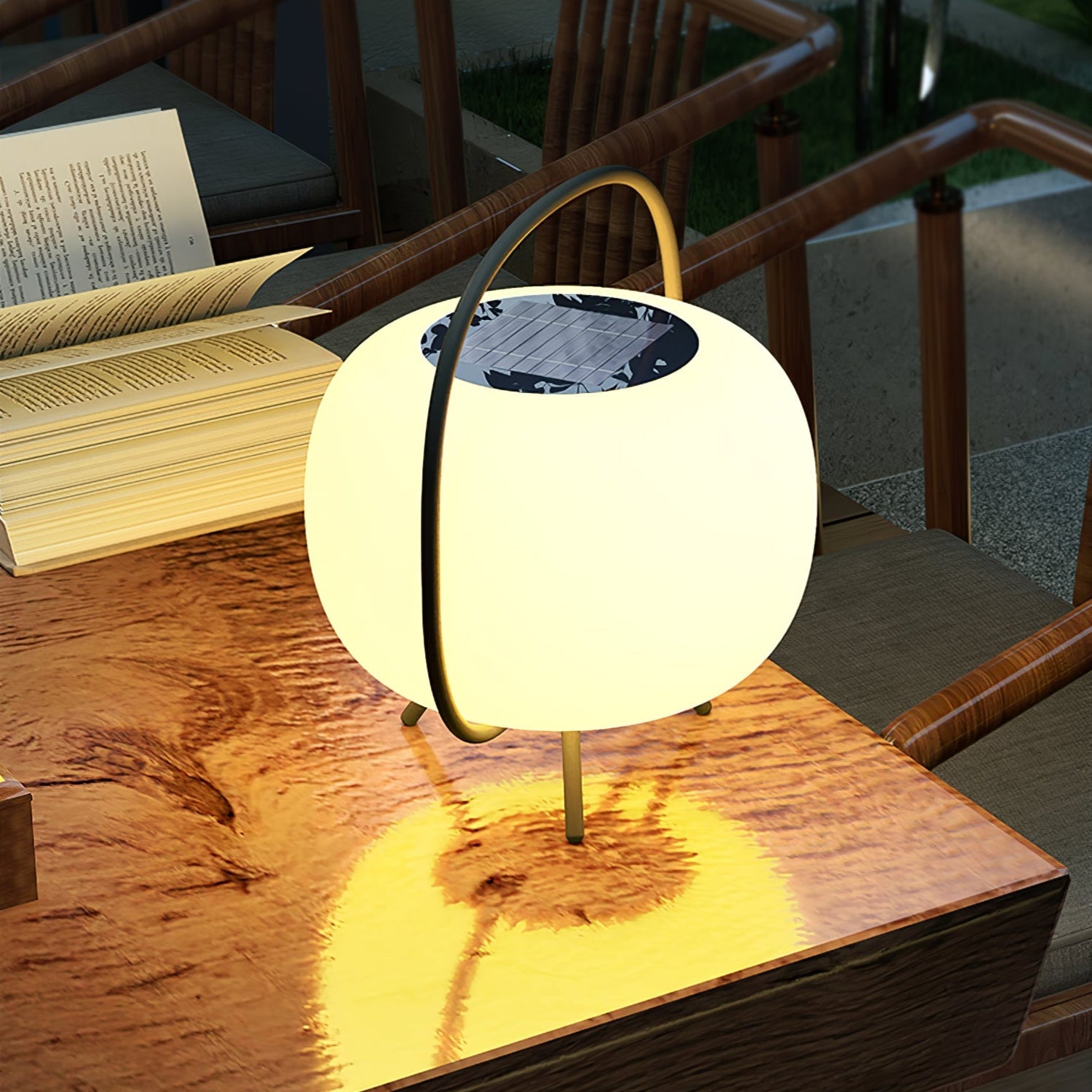 Lantern Outdoor Lamp - Solar Outdoor Lamp Great for Patios