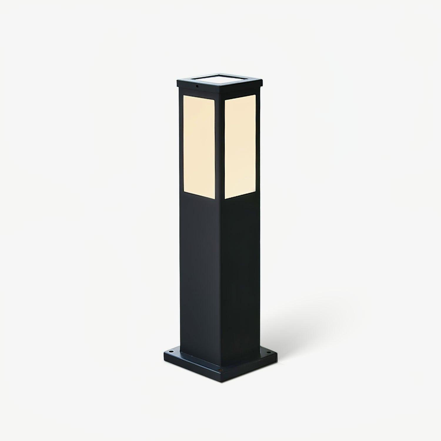 Moderne Pollerleuchte - Solar-Außenlampe aus Aluminiumdruckguss