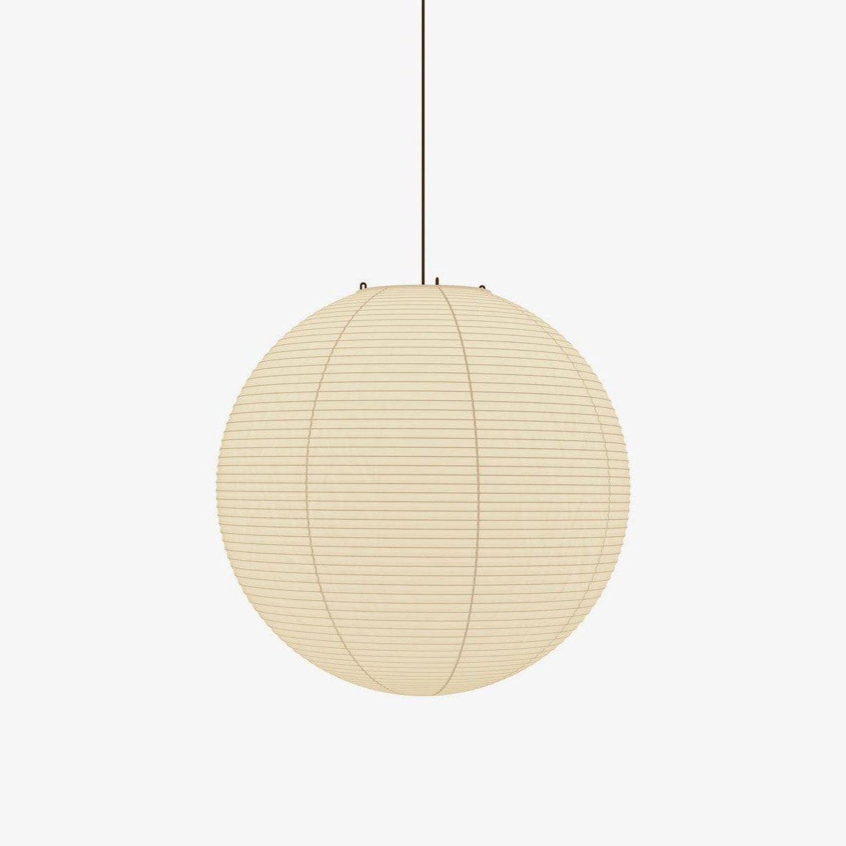 Washi Paper Round Pendant Lamp – Minimalist Lighting for Living Room