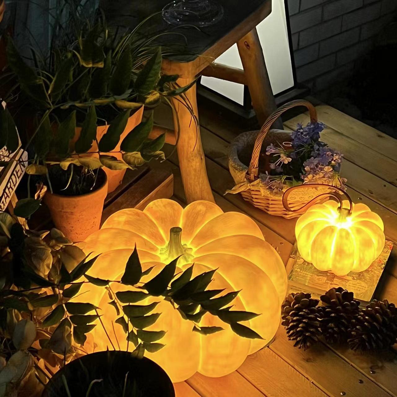 Tragbare Kürbis-Tischlampe – süßes, umweltfreundliches Licht fürs Schlafzimmer