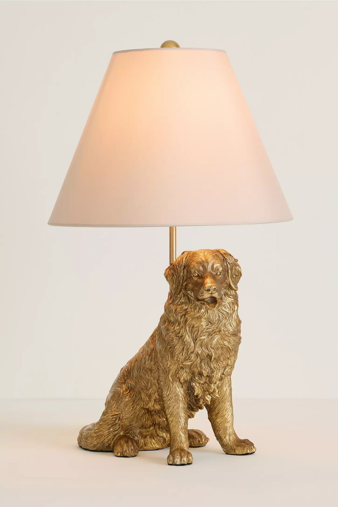 Pawdia Unique Table Lamp - Decorative Fabric Animal Bedside Lamp