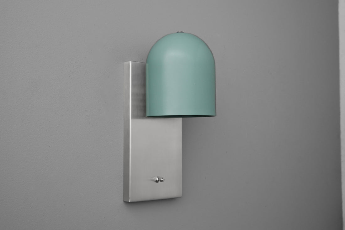 Metio Dome Elegant Wall Sconce Lighting - Classic Dome Shade Interior Fixture