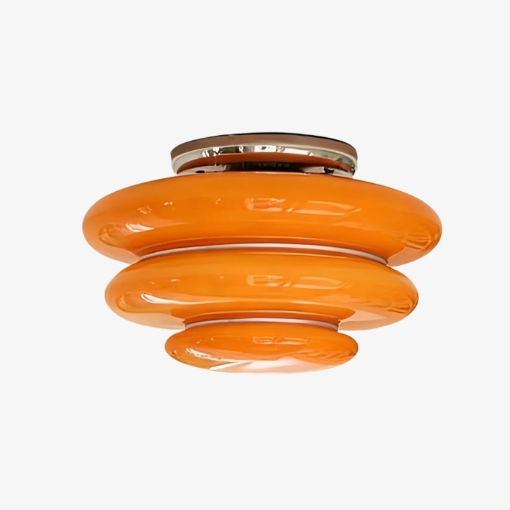 Cirren Contemporary Geometric Ceiling Lamp with Layered Rings - Stylish Modern Lighting for Dining Room