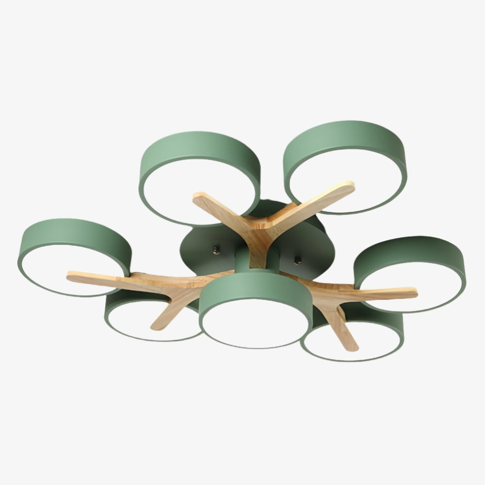 Contemporary Luxurious Ceiling Light - Acrylic Fixture for Living Room